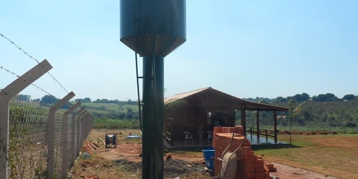 Tanque em Polietileno com Tampa 10000 Litros Azul Fortlev C&C